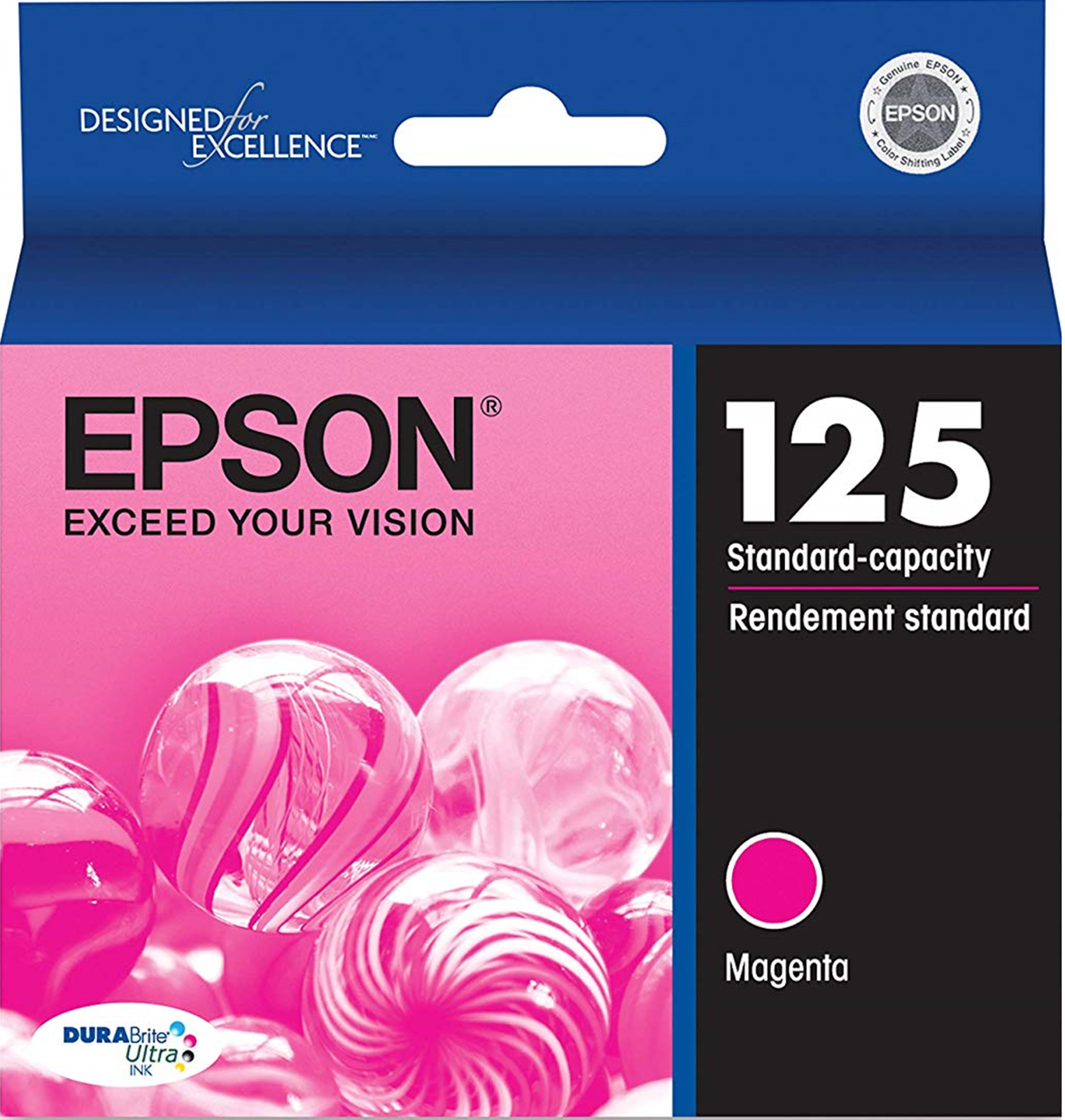 New, Pre-Owned - Epson 125 Magenta Ink Cartridge