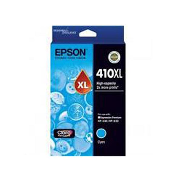 New, Pre-Owned - Epson 410XL Claria Premium High-Yield Cyan Ink Cartridge, T410XL220-S