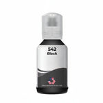 US Remanufactured for Epson 542 (T542120-S) 130 ml Black Ultra High Yield Ink Bottle Made in the USA, T542120-S