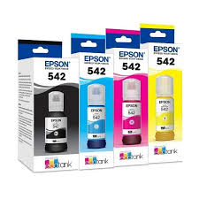New, Pre-Owned - Epson 542 Standard Yield Multi-color (4-Pack) Ink Bottle