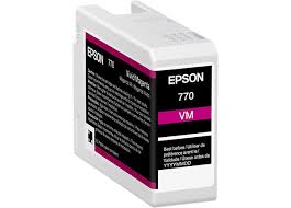 New, Pre-Owned - Epson 770 Standard Yield VIVD MAGENTA Ink Cartridge, T770320