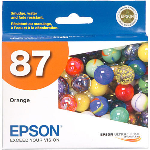 New, Pre-Owned - Epson 87 (T0879) Orange Ink Cartridge