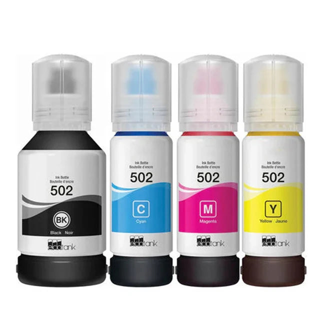 New, Pre-Owned - Epson T502 BMCY Standard Yield Ink Bottle T502520-S