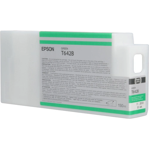 New, Pre-Owned - Epson T642B Green 150ml Ink Cartridge