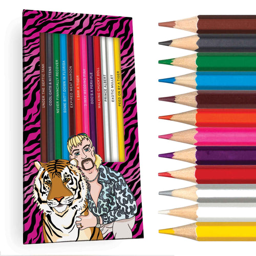 Exotic Colors Colored Pencils for Fans of Tiger King