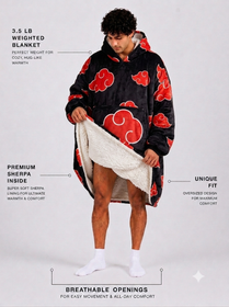 naruto  Akatsuki Blanket Hoodie