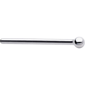 Platinum 1.5mm Ball Nose Ring