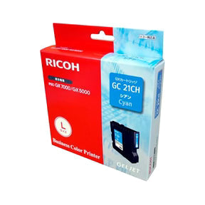 New, Pre-Owned - Ricoh J739-17 High Yield Cyan GelSprinter Ink Cartridge, GC21CH