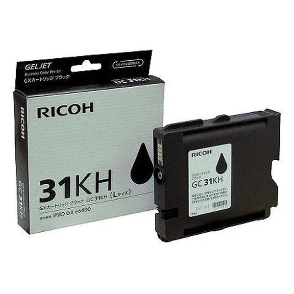 New, Pre-Owned - Ricoh GC31KH High Yield Black Inkjet Cartridge