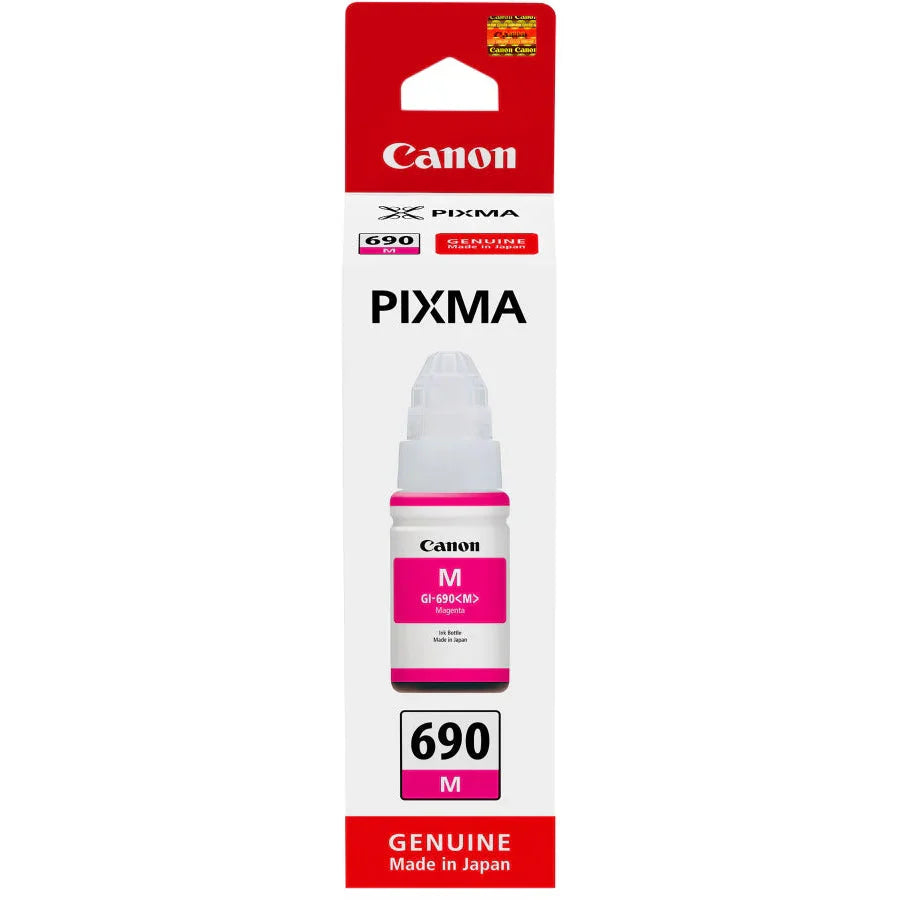 New, Pre-Owned - Canon GI-690 High-Yield Magenta Ink Bottle, GI-690M