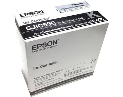 New, Pre-Owned - Epson GJIC5 High Yield Black Ink Cartridge, C13S020563
