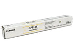 New, Pre-Owned - Canon GPR-36 Standard Yield Yellow Toner Cartridge, 3785B003AA
