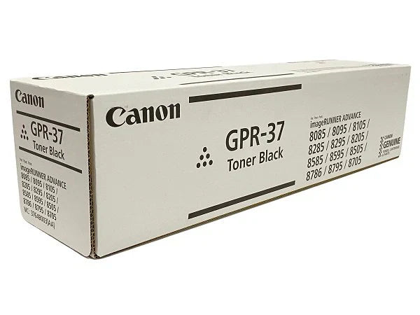 New, Pre-Owned - Canon GPR-37 Standard Yield Black Toner Cartridge, 3782B003AA