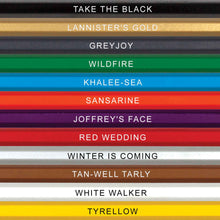 Game of Tones Colored Pencils for Fans of Game of Thrones