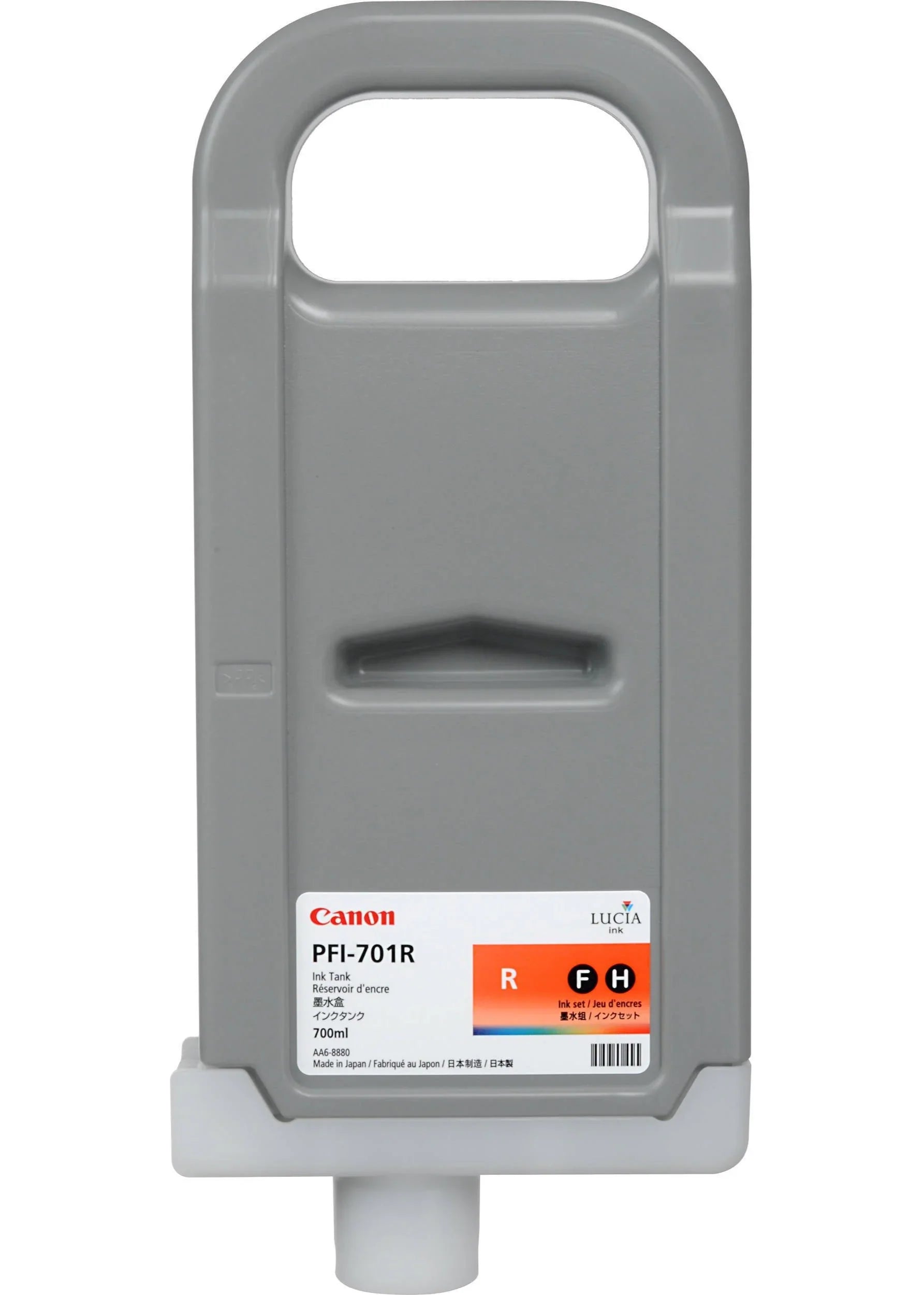 New, Pre-Owned - Canon 700ml PFI-701 Red High-Yield Ink Cartridge, 0906B001AA