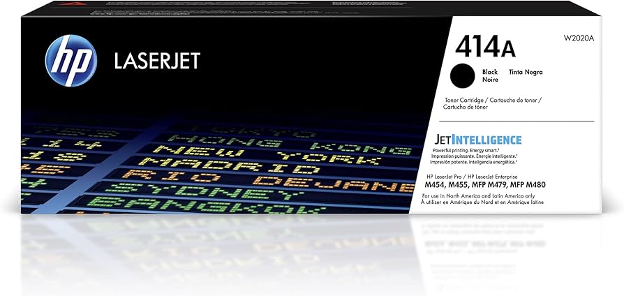 New, Pre-Owned - HP 414A Standard Yield Black LaserJet Toner Cartridge, W2020A