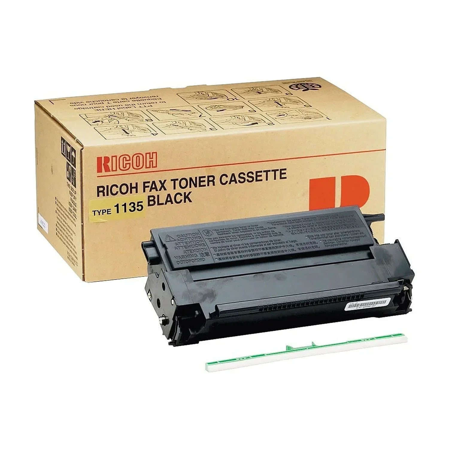 New, Pre-Owned - Ricoh 1135 Fax Standard Yield Black Toner Cartridge, 430222