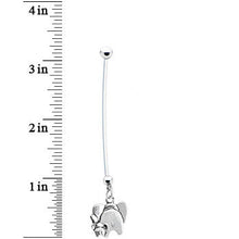 Mommy and Baby Elephant Pregnancy Belly Ring