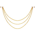 5/8 Handcrafted Electro Plated Debutante Dangle Nipple Chain