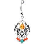 Southwest Dreamcatcher Dangle Charm created with Crystals