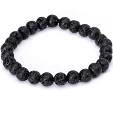 Handmade Lava Stone Citrine Scorpio Zodiac Bracelet Set of 2