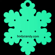 Glow in the Dark Christmas Ornament Travel Flat Back Earring Palette