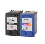 U.S. Remanufactured for HP 21XL Black / HP 22XL Color Combo Pack Ink Cartridges
