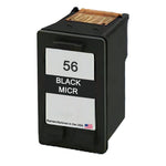U.S. Remanufactured for HP 56 (C6656AN) Black MICR Ink Cartridge