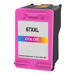 U.S. Remanufactured for HP 67XXL (6ZA16AN) Tri-Color High Yield Ink Cartridge