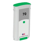 U.S. Remanufactured for HP 70 130-ml (C9457A) Green Ink Cartridge