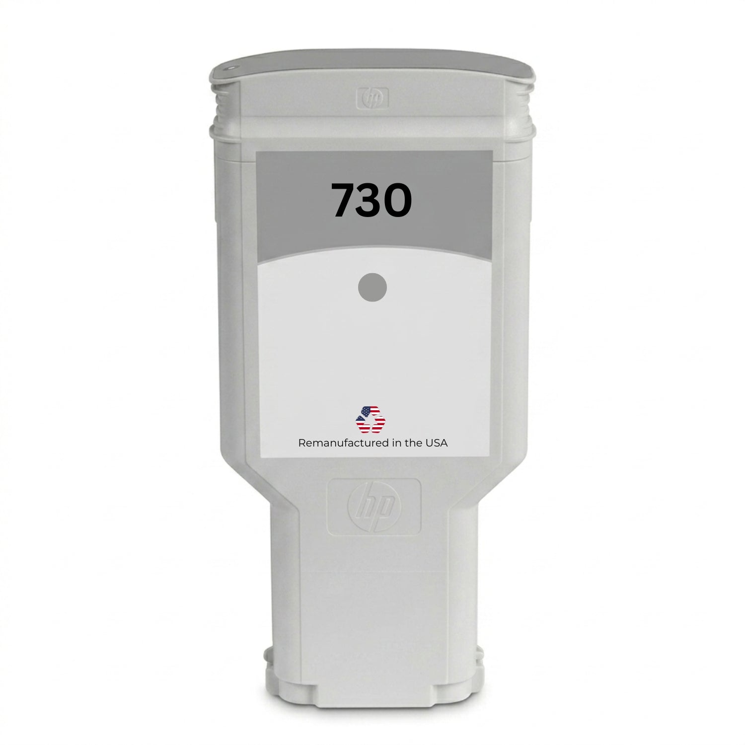 U.S. Remanufactured for HP 730 300ml (P2V72A) Gray Ink Cartridges