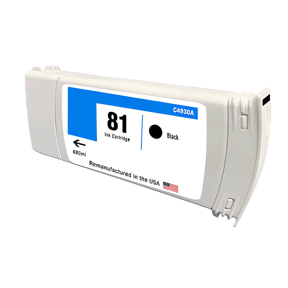 U.S. Remanufactured Ink Cartridge for HP 81 680mL Black