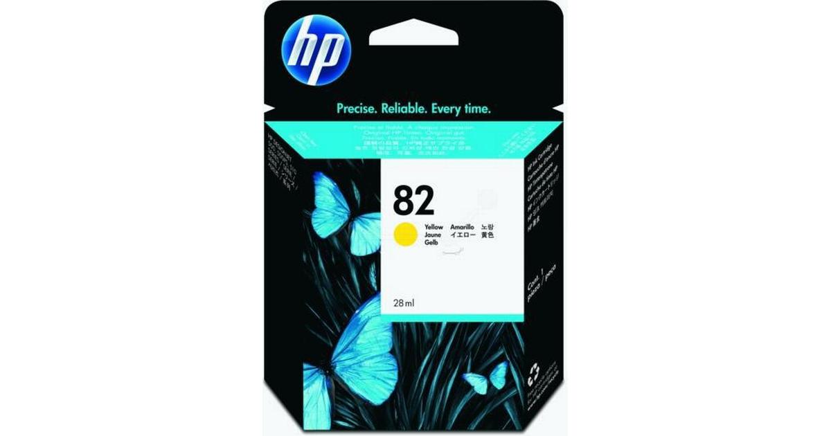 New, Pre-Owned - HP 82 28-ml (CH568A) Yellow Ink Cartridge