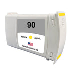 U.S. Remanufactured Ink Cartridge for HP 90 400mL (C5065A) Yellow