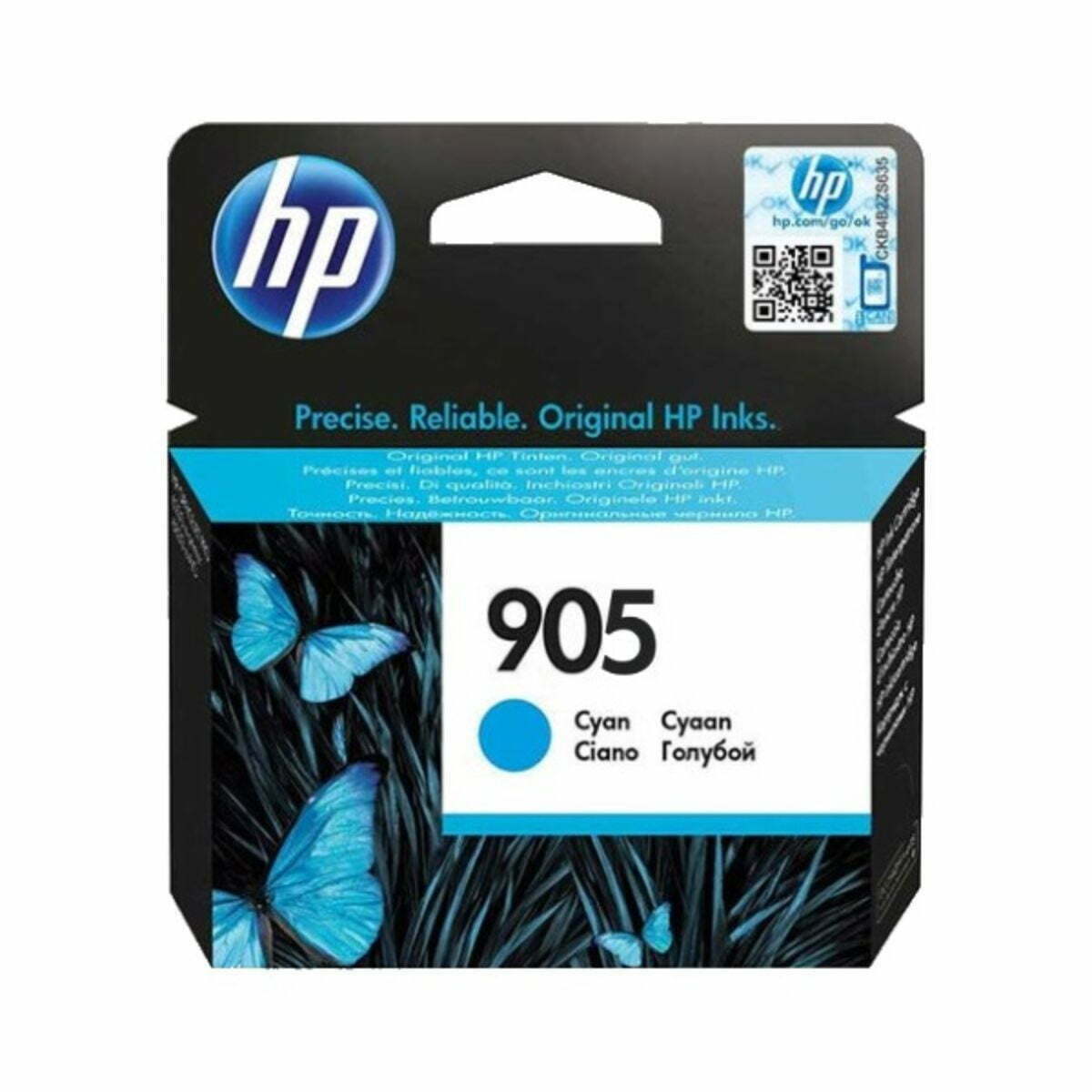 New, Pre-Owned - HP 905 (T6l89AA) Standard Yield Cyan Ink Cartridge