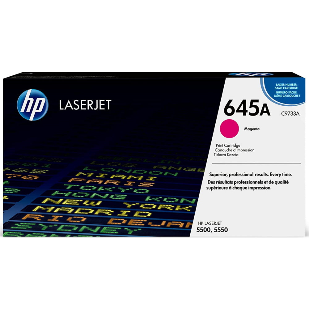 New, Pre-Owned - HP 645A Magenta New, Pre-Owned - LaserJet Toner Cartridge, C9733A