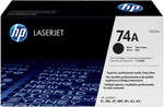 New, Pre-Owned - HP 74A Black Toner Cartridge, 92274A