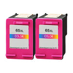U.S. Remanufactured for HP 65XL (N9K03AN) Color Twin Pack Ink Cartridges