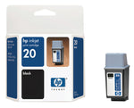 New, Pre-Owned - HP 20 Standard-Yield Black Ink Cartridge, C6614A