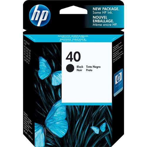 New, Pre-Owned - HP 51640A (New, Pre-Owned - HP 40) Black Pigment-Based Ink Cartridge