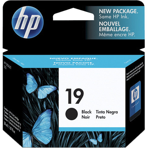 New, Pre-Owned - HP 19 (C6628A) Black Ink Cartridge