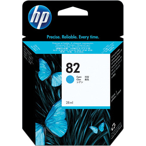 New, Pre-Owned - HP 82 28-ml (CH566A) Cyan Ink Cartridge