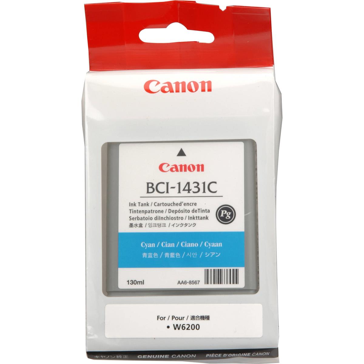New, Pre-Owned - Canon BCI-1431 Cyan Ink Cartridge