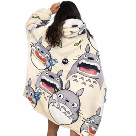Totoro Blanket Hoodie