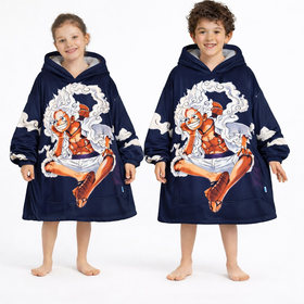 Luffy gear 5 Blanket Hoodie
