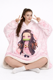 Nezuko Kamado Blanket Hoodie