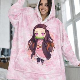 Nezuko Kamado Blanket Hoodie
