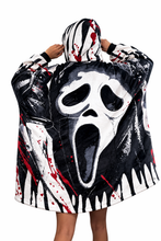 Ghost Face Horror Wearable Blanket Hoodie for Kids & Adults | OLM Toys