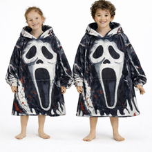 Ghost Face Horror Wearable Blanket Hoodie for Kids & Adults | OLM Toys