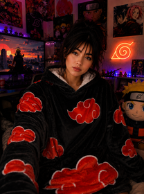 naruto  Akatsuki Blanket Hoodie